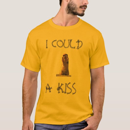 IK KON EEN KISS "GOPHER" T-SHIRT (Voorkant)
