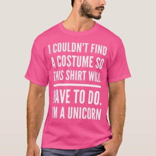 Ik kon geen kostuum vinden, dus dit Shirt heeft