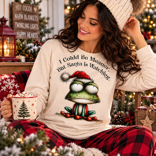 Ik kon gemeener zijn maar Sinterklaas kijkt Funny Tri-Blend Shirt