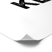 Ik kon het gewoon niet in een grappige wolkenwoord poster (Hoek)