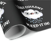 Ik kon het gewoon niet in grappige wolken houden,  cadeaupapier (Rol Hoek)