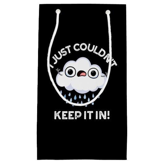 Ik kon het gewoon niet in grappige wolken houden,  klein cadeauzakje (Voorkant)