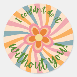 Ik kon het niet zonder jou sticker