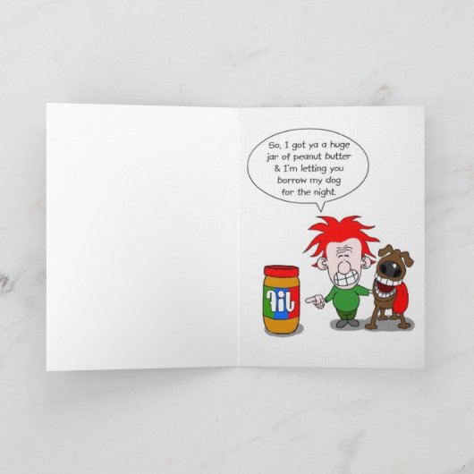 Ik kon niet me veroorloven om u veel te kopen kaart (Binnen)