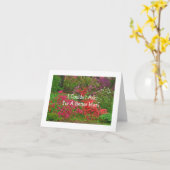 "IK KON NIET VRAGEN OM EEN BETERE MOEDER" "SPRING  KAART (Gele Bloem)