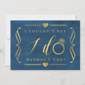 Ik kon niet zeggen dat ik zonder jou deed. | Gold  Kaart (Voorkant)