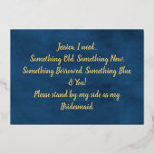 Ik kon niet zeggen dat ik zonder jou deed. | Reëel Folie Uitnodiging (Achterkant)