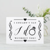 Ik kon niet zeggen dat ik zonder jou deed. | Rusti Kaart (Staand voorkant)