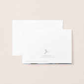 Ik kon niet zeggen dat ik zonder jou deed | Silver Folie Kaarten (Met envelop)