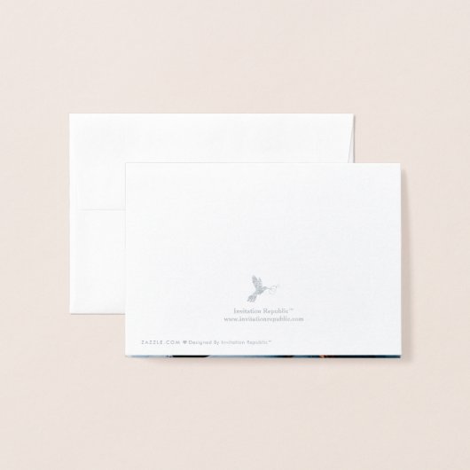 Ik kon niet zeggen dat ik zonder jou deed | Silver Folie Kaarten (Met envelop)