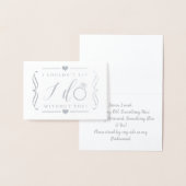 Ik kon niet zeggen dat ik zonder jou deed | Silver Folie Kaarten (Display)