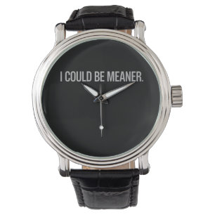 Ik kon onaardiger zijn horloge