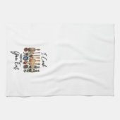 Ik kook dus je eet theedoek (Horizontaal)