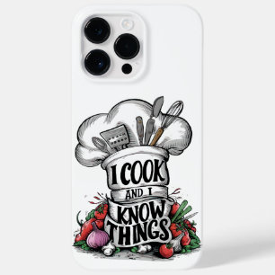 Ik Kook en Ik Weet Dingen grappig koken Case-Mate iPhone 14 Pro Max Hoesje