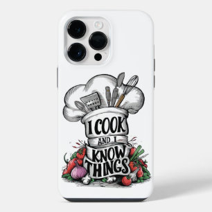 Ik kook en ik weet dingen grappig koken iPhone 14 pro max hoesje