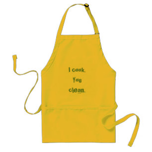 Ik kook. Je bent schoon. Standaard Schort
