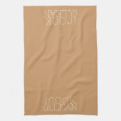 Ik kook je schoon. theedoek (Verticaal)
