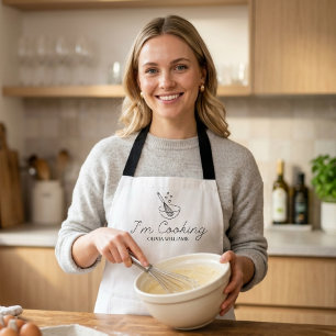 Ik Kook Keuken Dame Chef Persoonlijk Schort