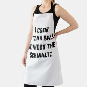 Ik kook Matzah zonder de Schmaltz-eggie Schort (Insitu)