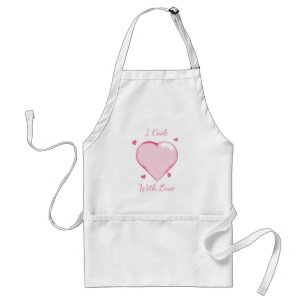 Ik kook met Love Apron () Standaard Schort