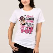 Ik Kook Niet Tri-Blend Shirt (Voorkant)