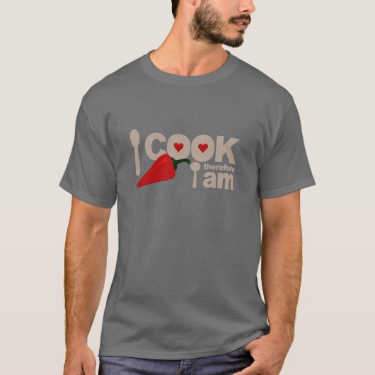 Ik kook shirt - kies stijl en kleur (Voorkant)