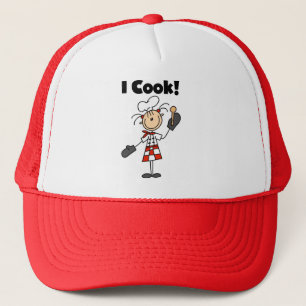 Ik Kook - Vrouwelijke Chef Trucker Pet