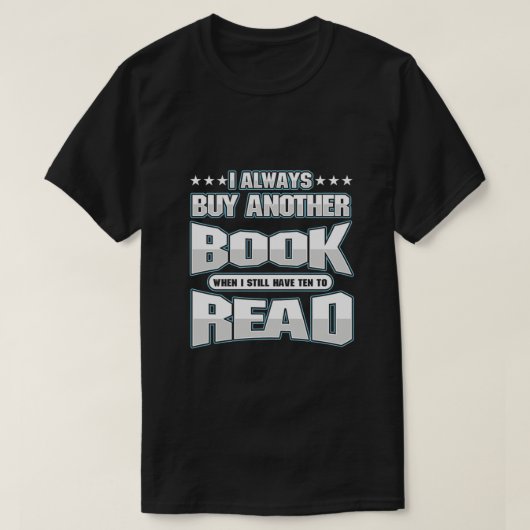 Ik koop altijd een ander boek I Love Book T-shirt (Design voorkant)