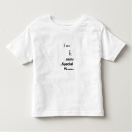 Ik koop het op een speciale markt - kinder shirts