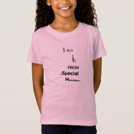 Ik koop het op een speciale markt - t-shirt
