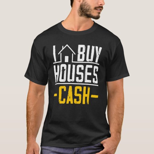 Ik koop Houses Cash Investor Real Estate Manager B T-shirt (Voorkant)