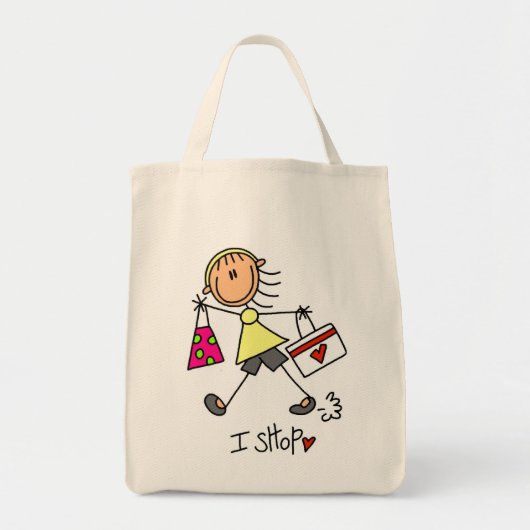 Ik koop overhemden en cadeaus tote bag (Voorkant)