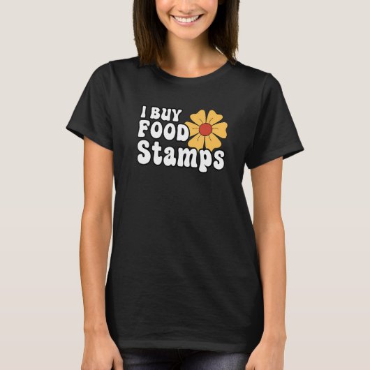 Ik koop voedselbonnen t-shirt (Voorkant)