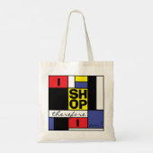 Ik Koop Winkel Dag Budget Tote Tas (Achterkant)