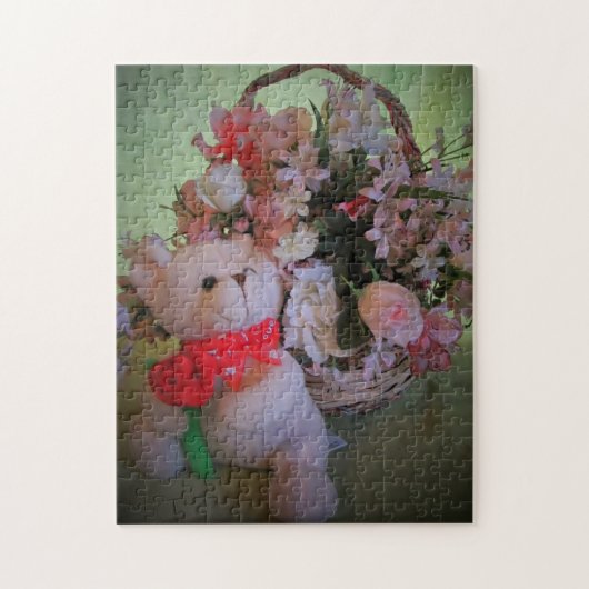 Ik koos een bloem voor je legpuzzel (Verticaal)