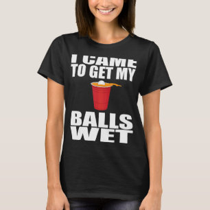 Ik koos ervoor om mijn ballen Gezegde te krijgen T-shirt
