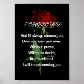 Ik koos jou poster (Voorkant)