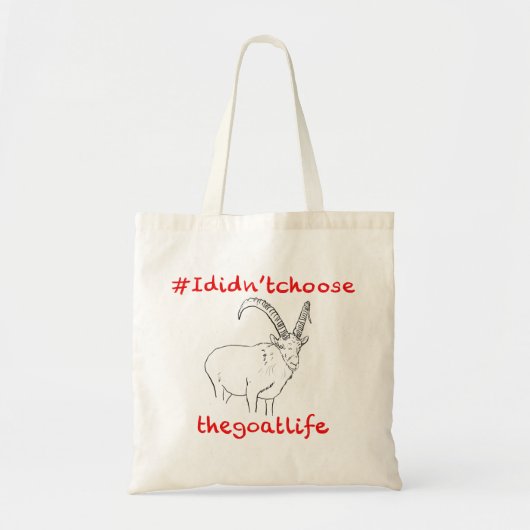 Ik koos niet voor de grappige dierkunst van het ge tote bag (Voorkant)