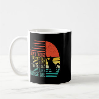 Ik koos niet voor het kattenvader-leven Retro Vade Koffiemok