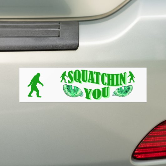 Ik krak je bumpersticker (Op auto)
