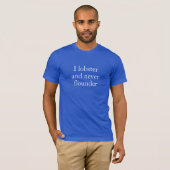 Ik kreeft en nooit botervis T-shirt (Voorkant volledig)