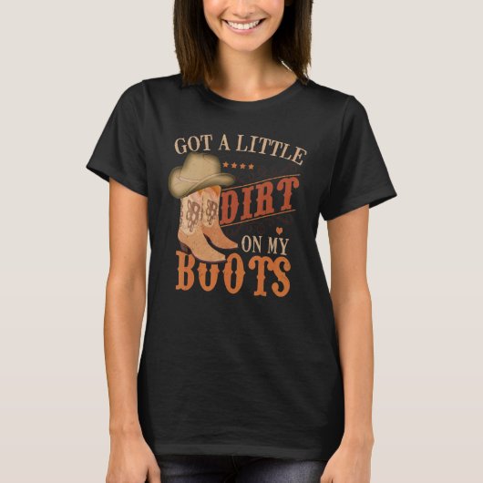 Ik kreeg een beetje vuil op mijn Boots Country Muz T-shirt (Voorkant)
