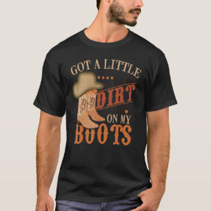 Ik kreeg een beetje vuil op mijn Boots Country Muz T-shirt