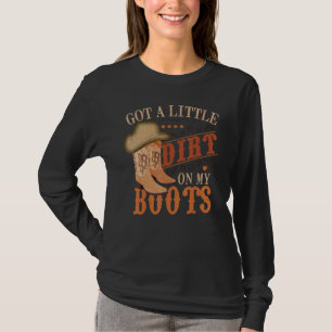 Ik kreeg een beetje vuil op mijn Boots Country Muz T-shirt