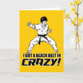 Ik kreeg een Zwarte band in Gek Kaart (Gele Bloem)