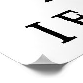 Ik kreeg geen A in de Wiskunde die ik verdiende Poster (Hoek)