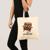 Ik Kreeg Log-a-ritme Grappig Hout Pun Tote Bag (Voorkant (product))