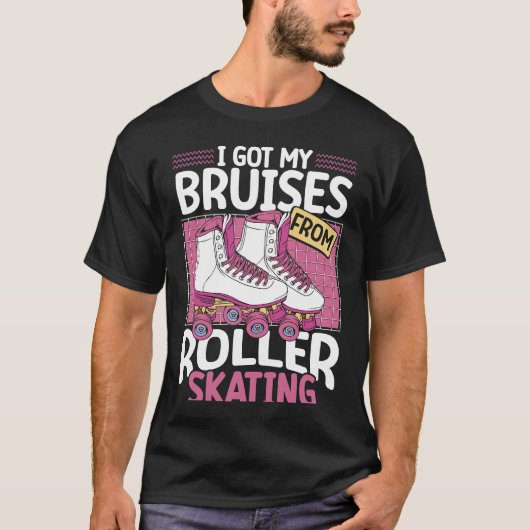 Ik kreeg mijn bruinvissen van Roller Skating Backp T-shirt (Voorkant)