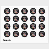 Ik kreeg te horen dat er donuts leuk donut deel zo ronde sticker (Vel)