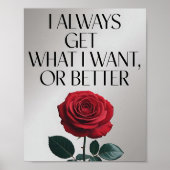 Ik krijg altijd wat ik wil of beter poster (Voorkant)